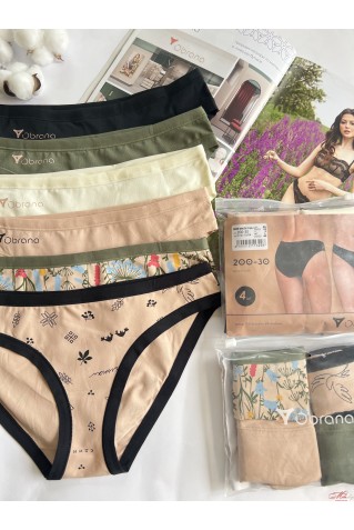 Жіночі бавовняні трусики сліпи  Obrana (Anabel Arto) 200-30